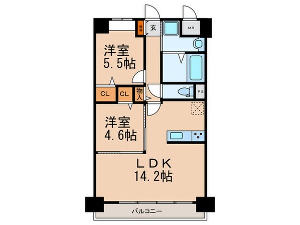 ルシエルの物件間取画像